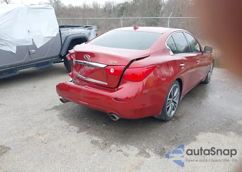 2014 Infiniti Q50 Premium из США, поврежденный, VIN JN1BV7AP3EM680008
